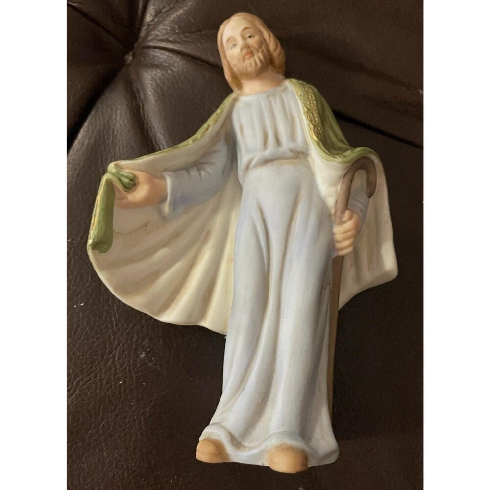 VTG 1986 Lefton Bethlehem Collection Shepherd Figurine 05691 Hand Painted japan